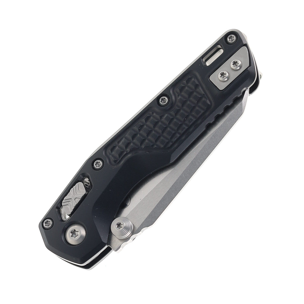 Microtech MSI Mini RAM LOK Black Frag Aluminum Handles Stonewash Blade Finish M390MK Blade 210M-10FR