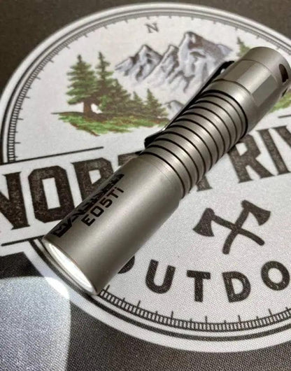 Manker E05 Ti 400 Lumens Titanium AA Flashlight With OSRAM LED - NORTH RIVER OUTDOORS