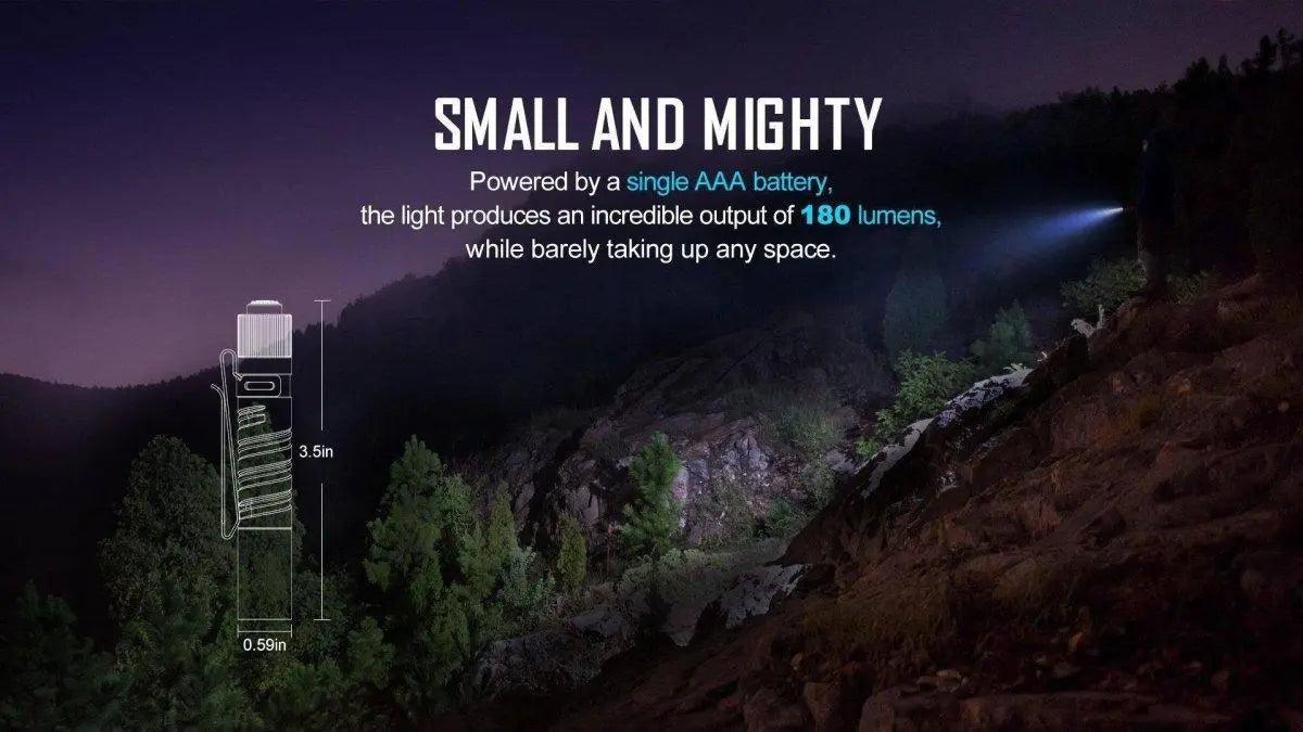 Olight i3T EOS Brass Flashlight (Limited Edition) - NORTH RIVER OUTDOORS