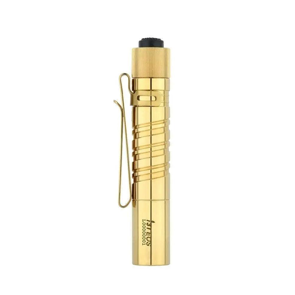 Olight i3T EOS Brass Flashlight (Limited Edition) - NORTH RIVER OUTDOORS