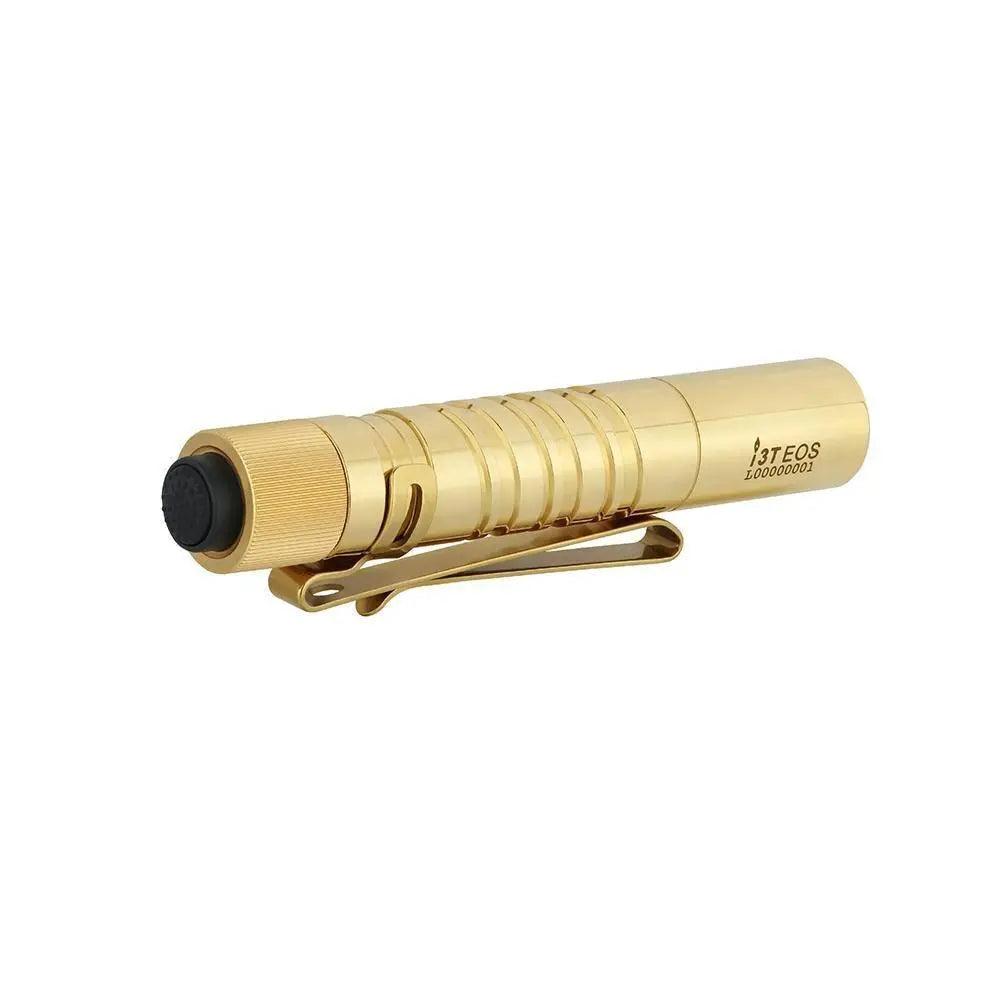 Olight i3T EOS Brass Flashlight (Limited Edition) - NORTH RIVER OUTDOORS