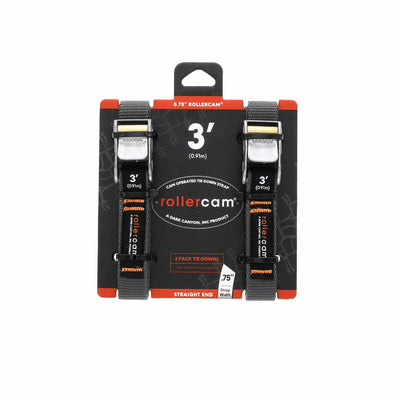 RollerCam 0.75" Straight End 2 Pack Tie Downs