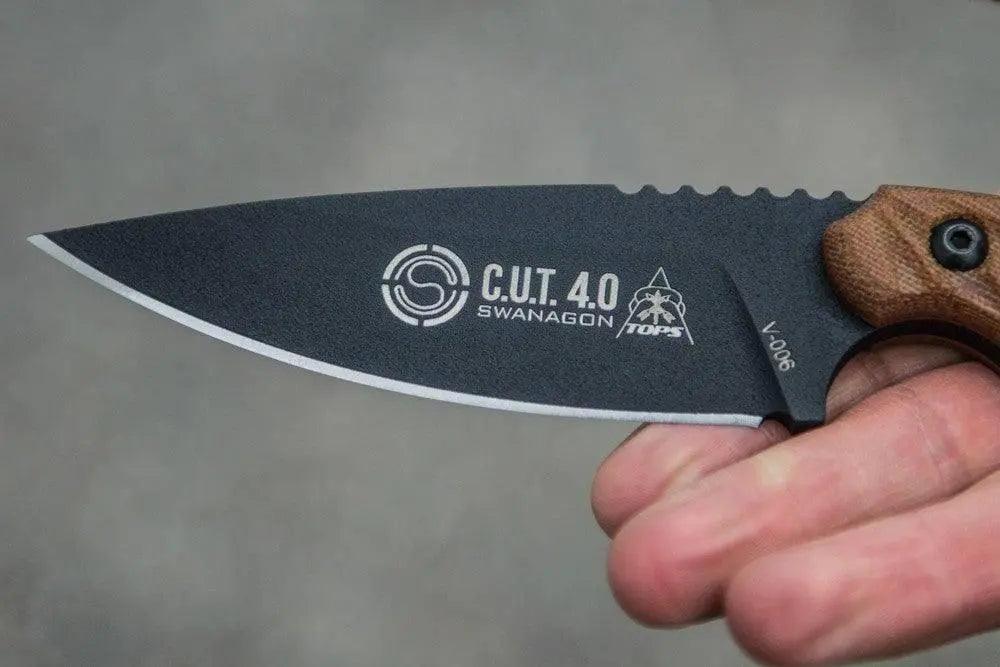TOPS C.U.T. 4.0 Combat Utility Tool Knife (USA) - NORTH RIVER OUTDOORS