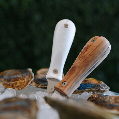 Limited Edition Professional Olive Wood Oyster Shucking Knife