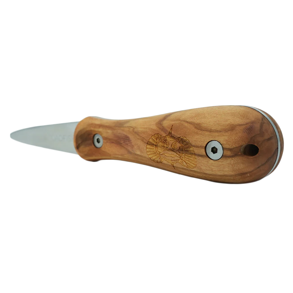 Limited Edition Professional Olive Wood Oyster Shucking Knife