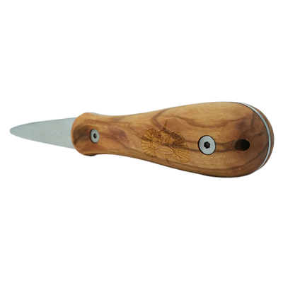 Limited Edition Professional Olive Wood Oyster Shucking Knife