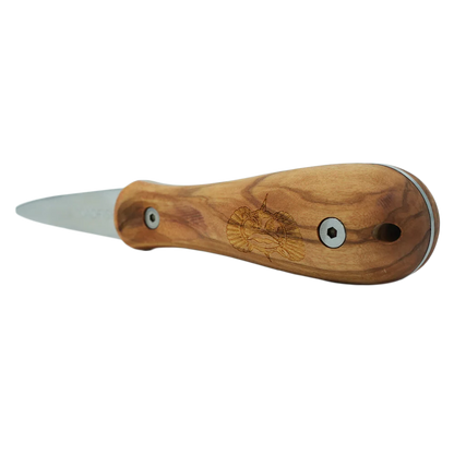 Limited Edition Professional Olive Wood Oyster Shucking Knife