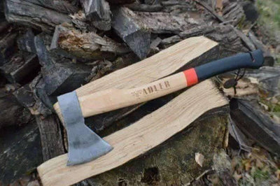 Adler Canoe Axe Red/Black 19.5" (German) - NORTH RIVER OUTDOORS