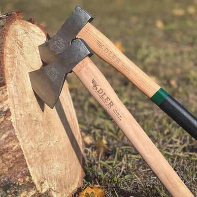 Adler The Rheinland Throwing Hatchet Green Stripe Handle (German) - NORTH RIVER OUTDOORS