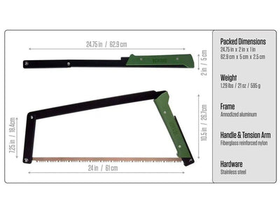 Agawa BOREAL24" Folding Saw (Canada) - NORTH RIVER OUTDOORS
