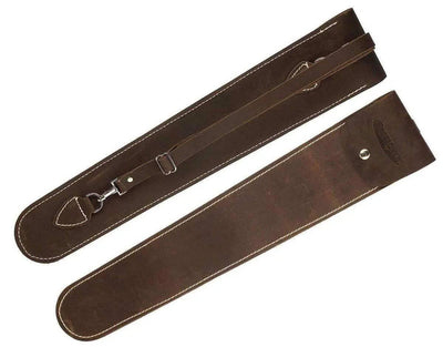 Agawa Leather CrazyHorse Sheath w/ Strap - NORTH RIVER OUTDOORS