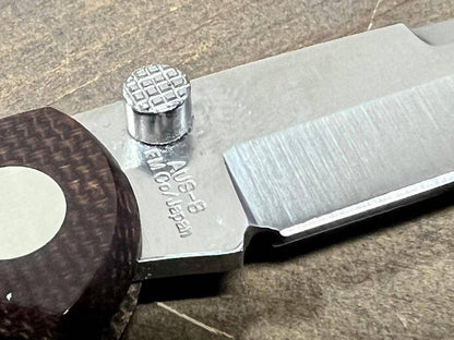 Al Mar Hawk Ultralight AM2BN2T Talon Brown Micarta Folding Knife (Japan) - NORTH RIVER OUTDOORS