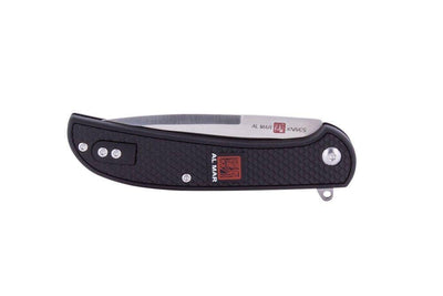 Al Mar Ultralight Falcon Linerlock 3.15" Satin Talon Drop Point / Black FRN Handle - NORTH RIVER OUTDOORS