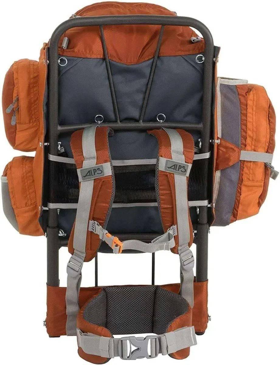 ALPS Mountaineering Red Rock 2050 Cubic Inches External Pack (Rust) - NORTH RIVER OUTDOORS