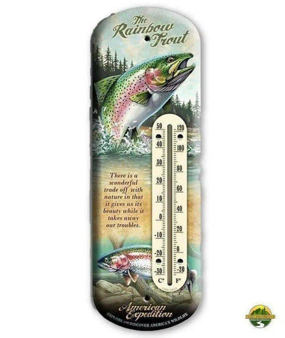 American Expedition Tin Back-Porch Thermometer - NORTH RIVER OUTDOORS