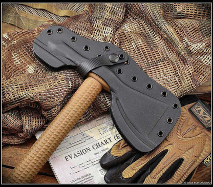 American Tomahawk Model 1 Tactical Coyote Brown Nylon Handle (USA) - NORTH RIVER OUTDOORS