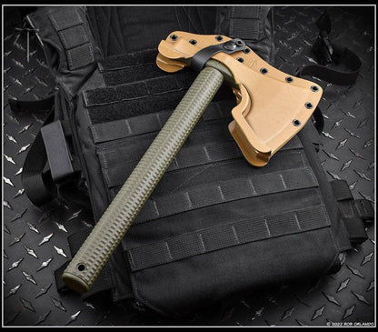 American Tomahawk Model 2 Tactical OD Green Nylon Handle (USA) - NORTH RIVER OUTDOORS