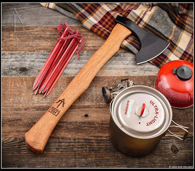 American Tomahawk Model 3 Tennessee Hickory Handle Drop-Forged 1060 Steel (USA) - NORTH RIVER OUTDOORS