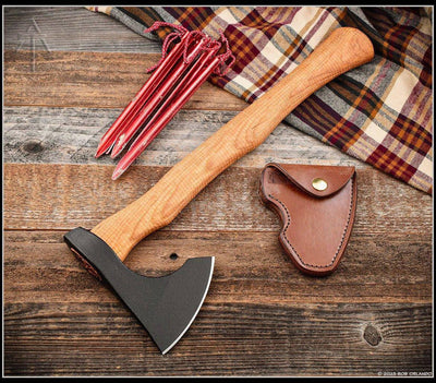 American Tomahawk Model 3 Tennessee Hickory Handle Drop-Forged 1060 Steel (USA) - NORTH RIVER OUTDOORS