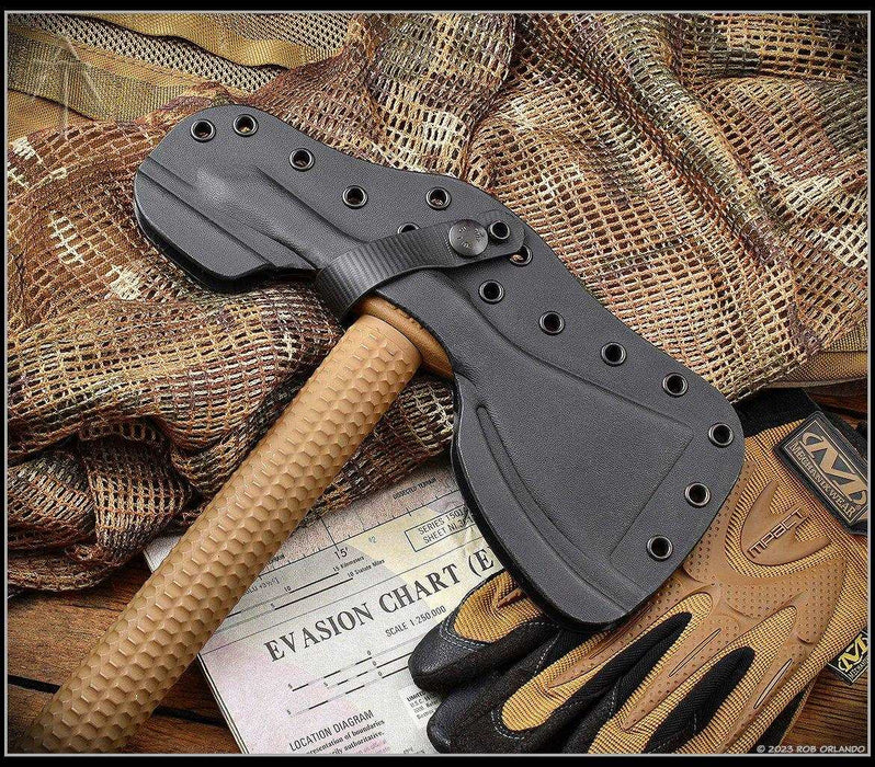 American Tomahawk Model 1 Tactical Coyote Brown Nylon Handle (USA) from NORTH RIVER OUTDOORS