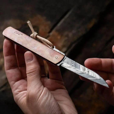 Andersson & Copra Urban Husky Damasteel Folder Knife - NORTH RIVER OUTDOORS