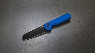 Arcform Blue ARC-071 Slimfoot Black Blade Auto Knife 3.1" 154CM (USA) - NORTH RIVER OUTDOORS