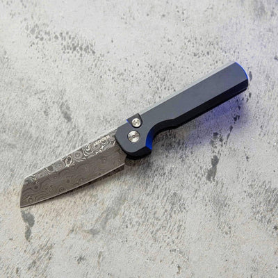 Arcform Slimfoot Auto Black Anodize Damascus Raindrop 3.1" (USA) - NORTH RIVER OUTDOORS