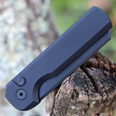 Arcform Slimfoot Operator ARC-081 Auto Blk Alum w/Tritium Button 3" 154CM (USA) - NORTH RIVER OUTDOORS
