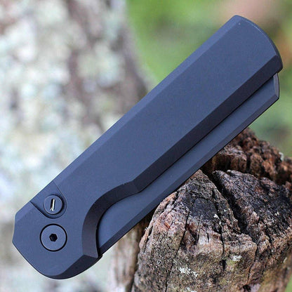 Arcform Slimfoot Operator ARC-081 Auto Blk Alum w/Tritium Button 3" 154CM (USA) - NORTH RIVER OUTDOORS