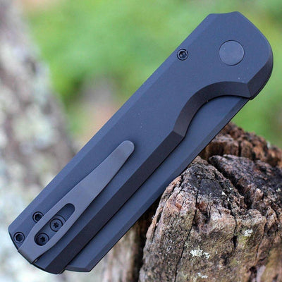 Arcform Slimfoot Operator ARC-081 Auto Blk Alum w/Tritium Button 3" 154CM (USA) - NORTH RIVER OUTDOORS