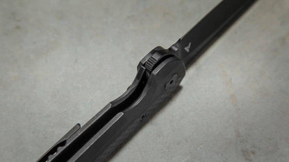 Darcform Slimfoot Titanium Carbon Fiber Handle Black M390 Flipper - NORTH RIVER OUTDOORS