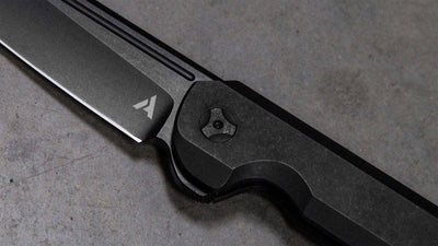 Darcform Slimfoot Titanium Handle Black M390 Flipper - NORTH RIVER OUTDOORS