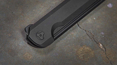 Darcform Slimfoot Titanium Handle Black M390 Flipper - NORTH RIVER OUTDOORS