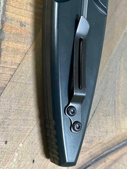 Asheville Steel Paragon Warlock Dagger Grind Black S30V (USA) - NORTH RIVER OUTDOORS