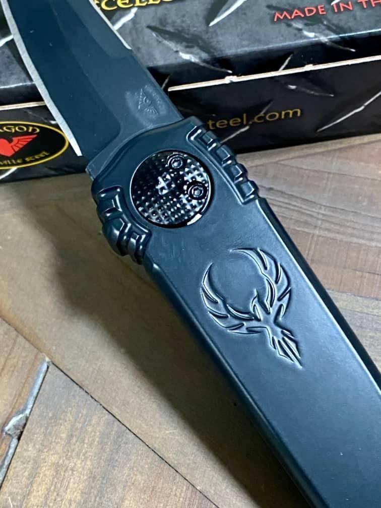 Asheville Steel Phoenix Drop Point D/E Black Blade S30V (USA) - NORTH RIVER OUTDOORS