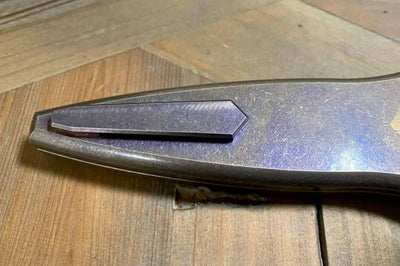 Asheville Steel Warlock Sorcerer Supreme Titanium Custom S35VN (USA) - NORTH RIVER OUTDOORS