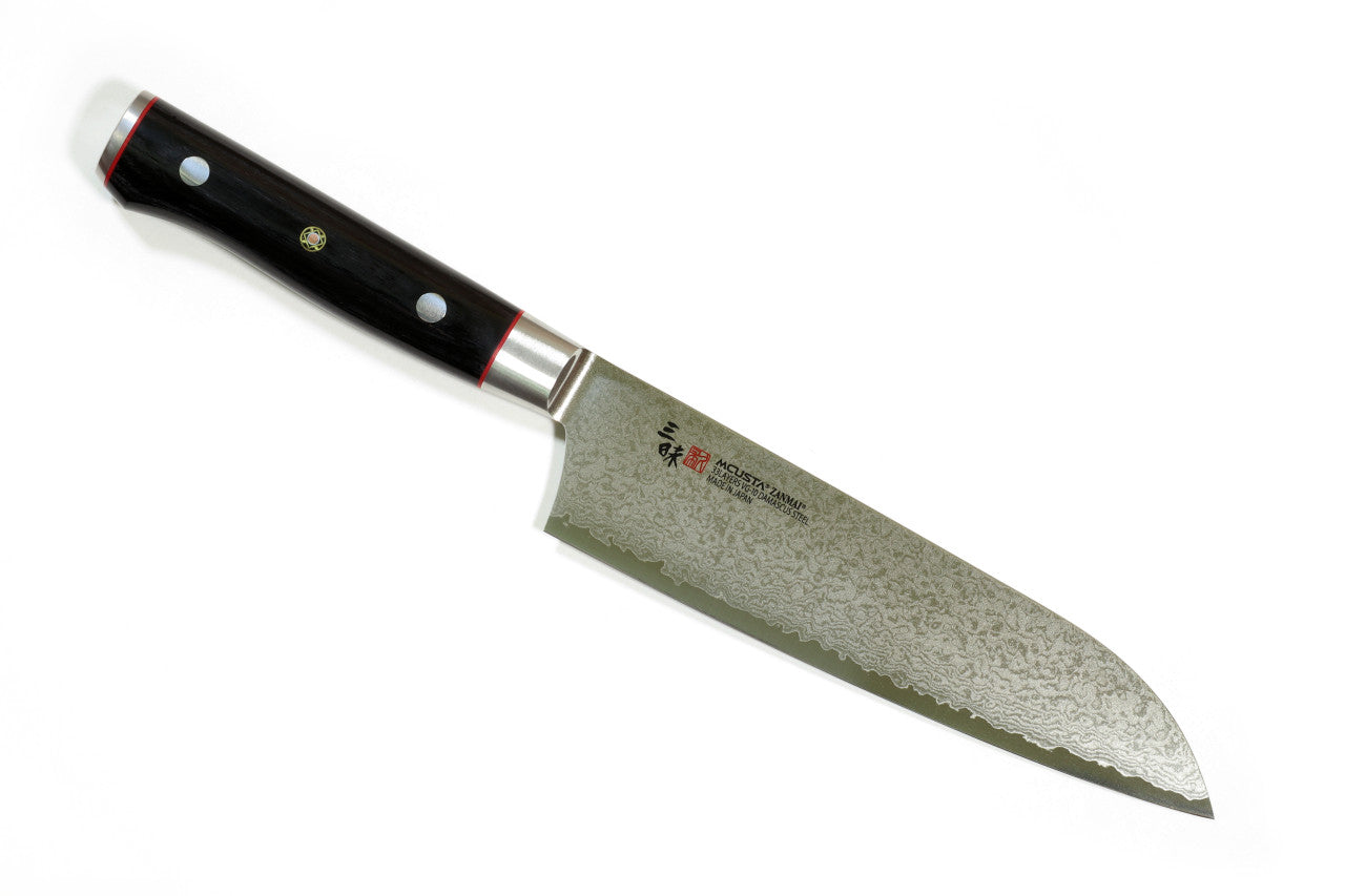 Mcusta Zanmai Classic Pro Santoku VG-10 Damascus Kitchen Knife