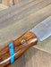 Bark River Bushcraft Scout Knife MagnaCut Desert Ironwood Red Liners Mosaic Pins (USA) from NORTH RIVER OUTDOORS