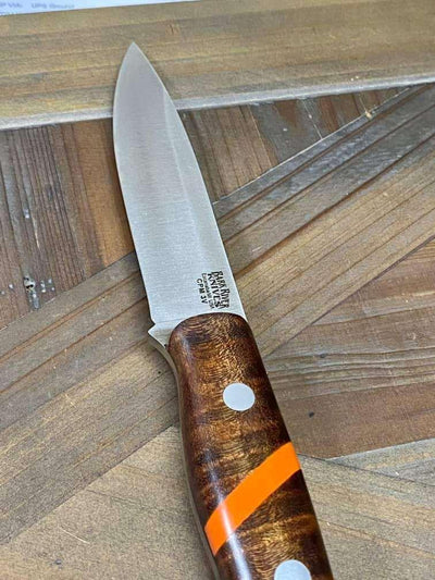 Bark River Aurora 3V Dark Curly Maple - Orange Spacer (USA) - NORTH RIVER OUTDOORS