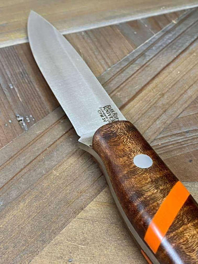 Bark River Aurora 3V Dark Curly Maple - Orange Spacer (USA) - NORTH RIVER OUTDOORS