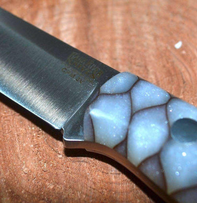 Bark River Aurora CPM 3V Knife w/ Nebula Dragon Scale (USA) - NORTH RIVER OUTDOORS