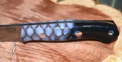 Bark River Aurora CPM 3V Knife w/ Nebula Dragon Scale (USA) - NORTH RIVER OUTDOORS