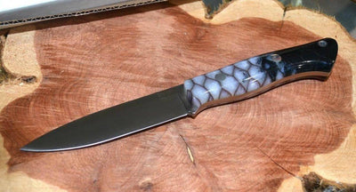 Bark River Aurora CPM 3V Knife w/ Nebula Dragon Scale (USA) - NORTH RIVER OUTDOORS