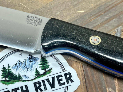 Bark River Fox River EXT-2 LT 3V Black Burlap Blue Liners Mosaic Pins (USA) - NORTH RIVER OUTDOORS