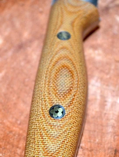 Bark River Gunny Hunter LT CPM 3V Knife Micarta w/ Mosaic Pins (USA) - NORTH RIVER OUTDOORS