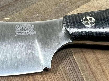 Bark River JX6 II MagnaCut Duskdog Canvas Handles Lime Green Mosaic Pins (USA) - NORTH RIVER OUTDOORS