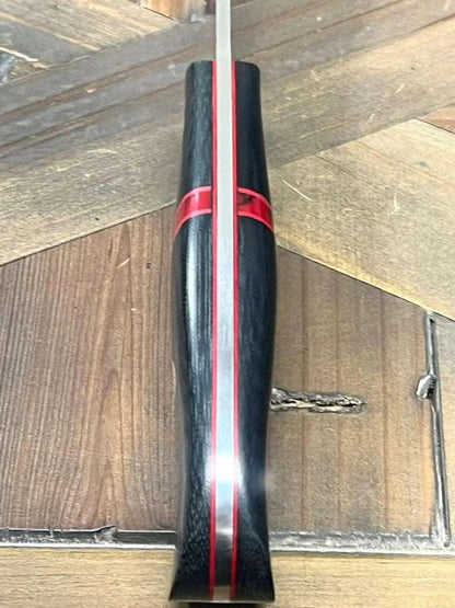 Bark River JX6 II MagnaCut Fixed Knife Black Micarta Bloody Spacer Black Liners Mosaic Pins (USA) - NORTH RIVER OUTDOORS