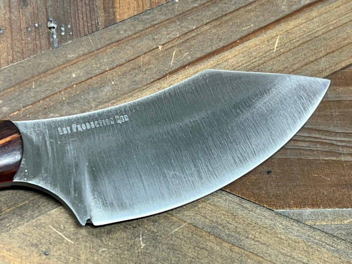 Bark River JX6 II MagnaCut Fixed Knife Desert Ironwood Turquoise Spacer Red Liners Mosaic Pins (USA) - NORTH RIVER OUTDOORS