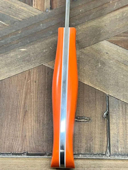 Bark River JX6 II MagnaCut Fixed Knife Orange G10 White Liners Mosaic Pins (USA) - NORTH RIVER OUTDOORS