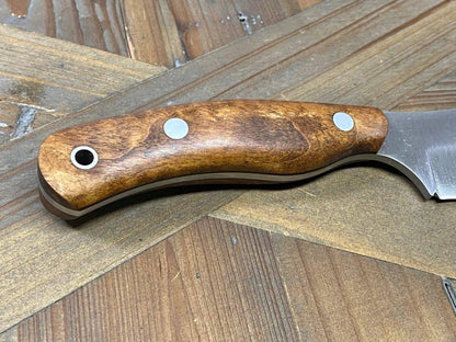 Bark River JX6 MagnaCut Dark Curly Maple - Black Liners #3 (USA) - NORTH RIVER OUTDOORS